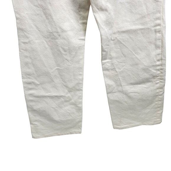 BLDWN Jeans High Rise Relaxed Powder‎ White Womens Size 28 - Picture 4 of 14